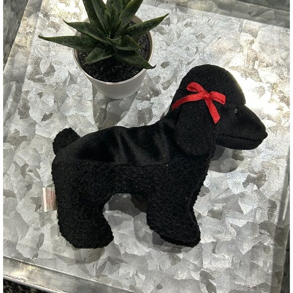 TY Beanie Baby Original GIGI The Black Poodle Plush Mint Tag and Protector 1998 - Picture 3 of 3